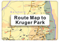 Kruger Park Route map