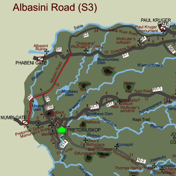 Albasini Route Map