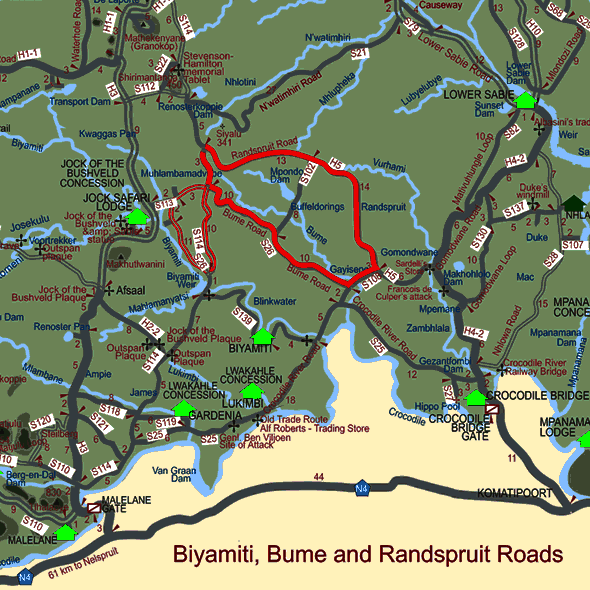 Biyamiti, Bume and Randspruit